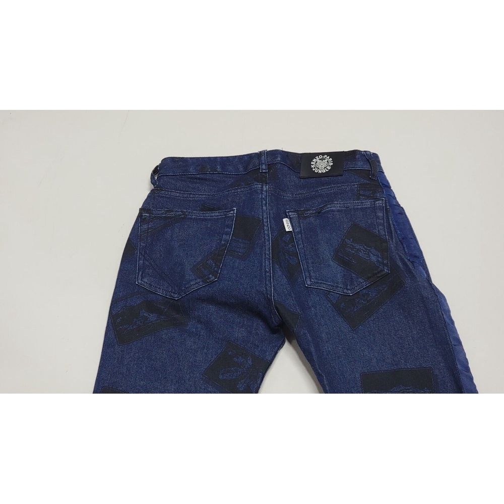 Kenzo Paris Jeans Women's Size 26 Denim Striped Slim Jeans Pants‎